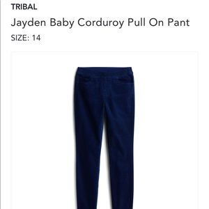 Jayden baby corduroy pull on- so soft and cute for fall